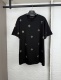 Louis Vuitton Fashion Full Hot Diamond Logo T-shirt Couple Casual Loose Short Sleeve