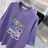 Loewe Classic Offset Logo Short Sleeve Unisex Casual Versatile T-shirt