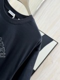 Burberry 26ss Classic Embroidered Logo Round Neck T-shirt Couple Versatile Loose Short Sleeve