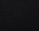 Chrome Hearts 26ss Classic 3D Embroidered Short Sleeve Couple Casual Versatile T-shirt