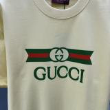 Gucci Classic Logo Printed Round Neck T-shirt Couple Casual Loose Short Sleeve