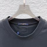 Louis Vuitton 26ss Classic Embroidered Logo T-shirt Couple Versatile Loose Short Sleeve