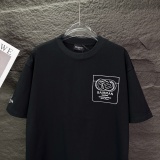 Balenciaga Classic Embroidered Letter Short Sleeve Unisex Casual Loose T-shirt