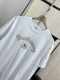 Burberry 26ss Classic Embroidered Logo Round Neck T-shirt Couple Versatile Loose Short Sleeve