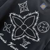 Louis Vuitton 26ss Classic Embroidered Logo T-shirt Couple Versatile Loose Short Sleeve
