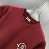 Moncler 26SS Classic Logo Printed Round Neck T-shirt Couple Casual Loose Short Sleeve