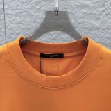 Louis Vuitton 26ss Classic Embroidered Logo T-shirt Couple Versatile Loose Short Sleeve
