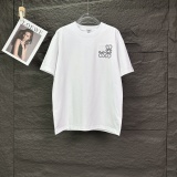 Loewe Classic Embroidery Logo Short Sleeve Unisex Casual Loose T-shirt
