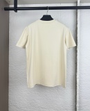 Dior Fashion Embroidered Flower Logo T-shirt Couple Casual Loose Short Sleeve
