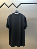 Dior Classic Embroidered Logo Round Neck T-shirt Couple Casual Loose Short Sleeve
