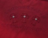 Chrome Hearts 26ss Retro Patchwork Embroidered Wash Short Sleeve Couple Casual Versatile T-shirt
