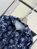Louis Vuitton 26ss Women's Fashion Full Printed Waist Drawstring Hoodie Set