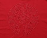Chrome Hearts 26ss Classic 3D Embroidered Short Sleeve Couple Casual Versatile T-shirt