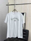Burberry 26ss Classic Embroidered Logo Round Neck T-shirt Couple Versatile Loose Short Sleeve