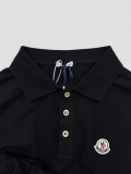 Moncler Classic Embroidered Logo Versatile Casual Collar Polo Shirt