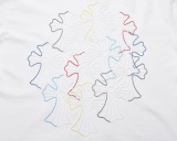 Chrome Hearts 26ss Classic Embroidered Cross Group Short Sleeve Couple Casual Versatile T-shirt