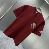 Moncler 26SS Classic Logo Printed Round Neck T-shirt Couple Casual Loose Short Sleeve