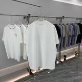 Prada 26ss Classic Personalized Zipper Logo Printed Round Neck T-shirt Couple Versatile Loose Short Sleeve
