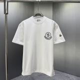 Moncler 26SS Classic Logo Printed Round Neck T-shirt Couple Casual Loose Short Sleeve