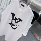Louis Vuitton Classic Offset Logo Short Sleeve Unisex Casual Versatile T-shirt