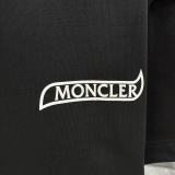 Moncler Classic Logo Printed Round Neck T-shirt Couple Casual Loose Short Sleeve