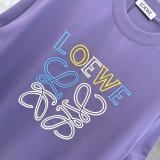 Loewe Classic Offset Logo Short Sleeve Unisex Casual Versatile T-shirt