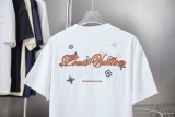 Louis Vuitton 26SS Fashion Heavy Industry Embroidered Logo Short Sleeve Unisex Casual Versatile T-shirt