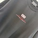 Balenciaga Classic Offset Logo Short Sleeve Unisex Casual Versatile T-shirt