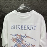 Burberry Classic Embroidered War Horse Logo Short Sleeve Unisex Casual Loose T-shirt