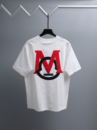 Moncler 26SS Fashion Embroidered Logo Short Sleeve Unisex Casual Versatile T-shirt