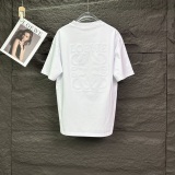 Loewe Classic Embroidered Logo Short Sleeve Unisex Casual Loose T-shirt