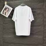 Balenciaga Classic Embroidered Letter Short Sleeve Unisex Casual Loose T-shirt