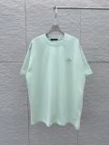 Louis Vuitton 26ss Classic Embroidered Logo T-shirt Couple Versatile Loose Short Sleeve