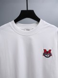 Moncler 26SS Fashion Embroidered Logo Short Sleeve Unisex Casual Versatile T-shirt