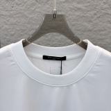 Louis Vuitton 26ss Classic Embroidered Logo T-shirt Couple Versatile Loose Short Sleeve