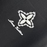 Louis Vuitton 26ss Classic Embroidered Logo T-shirt Couple Versatile Loose Short Sleeve