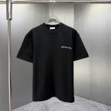 Dior Classic Logo Printed Round Neck T-shirt Couple Casual Loose Short Sleeve