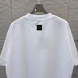 Louis Vuitton 26ss Classic Embroidered Logo T-shirt Couple Versatile Loose Short Sleeve