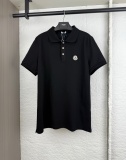 Moncler Classic Embroidered Logo Versatile Casual Collar Polo Shirt