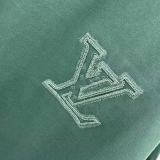 Louis Vuitton 26ss Classic Embroidered Logo T-shirt Couple Versatile Loose Short Sleeve