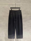 Balenciaga Retro Embroidered Logo Versatile Loose Waist Pants Couple Casual Pants