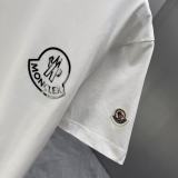 Moncler 26SS Classic Logo Printed Round Neck T-shirt Couple Casual Loose Short Sleeve