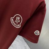 Moncler 26SS Classic Logo Printed Round Neck T-shirt Couple Casual Loose Short Sleeve
