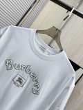 Burberry 26ss Classic Embroidered Logo Round Neck T-shirt Couple Versatile Loose Short Sleeve