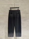 Balenciaga Retro Embroidered Logo Versatile Loose Waist Pants Couple Casual Pants