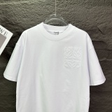 Loewe Classic Embroidered Logo Short Sleeve Unisex Casual Loose T-shirt