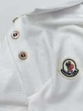 Moncler Classic Embroidered Logo Versatile Casual Collar Polo Shirt