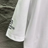 Balenciaga Classic Embroidered Letter Short Sleeve Unisex Casual Loose T-shirt