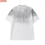 Chrome Hearts 26ss Retro Patchwork Embroidered Wash Short Sleeve Couple Casual Versatile T-shirt