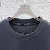 Louis Vuitton 26ss Classic Embroidered Logo T-shirt Couple Versatile Loose Short Sleeve